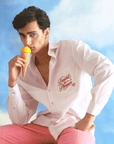 Brewed for Pleasure Shirt in Pink