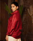 Sugga Solid Shirt In Red