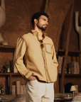 Outline Overshirt in Brown