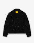 Cross Rivet Jacket In Black