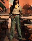 Sugga Solid Shirt In Matcha Green