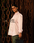 Half Guilty Shirt In Pink & Blue