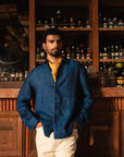 Sugga Locks Shirt in Ink Blue