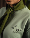 Sugga Handwritten Tshirt In Matcha Green Regular Fit