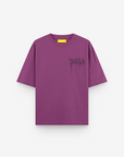Fake Patch Tshirt in Grape