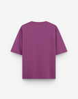Fake Patch Tshirt in Grape