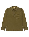 Guilty Pleasure Denim Pullover In Green