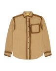 Outline Overshirt in Brown