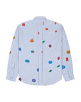 Fruit Sticker Shirt in Blue