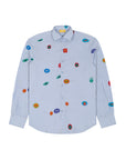 Fruit Sticker Shirt in Blue