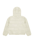 Puffer Jacket full sleeves in cream