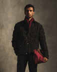 Cross Rivet Jacket In Black
