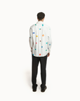 Fruit Sticker Shirt In White