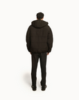 Puffer Jacket Full Sleeves in Black