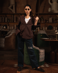 Open Locks Shirt In Brown