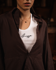 Open Locks Shirt In Brown