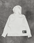 White Denim Hoodie