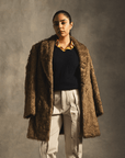 Vegan Fur Overcoat