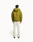 Puffer Jacket Full Sleeves in Matcha
