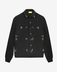 Panel Jacket In Black