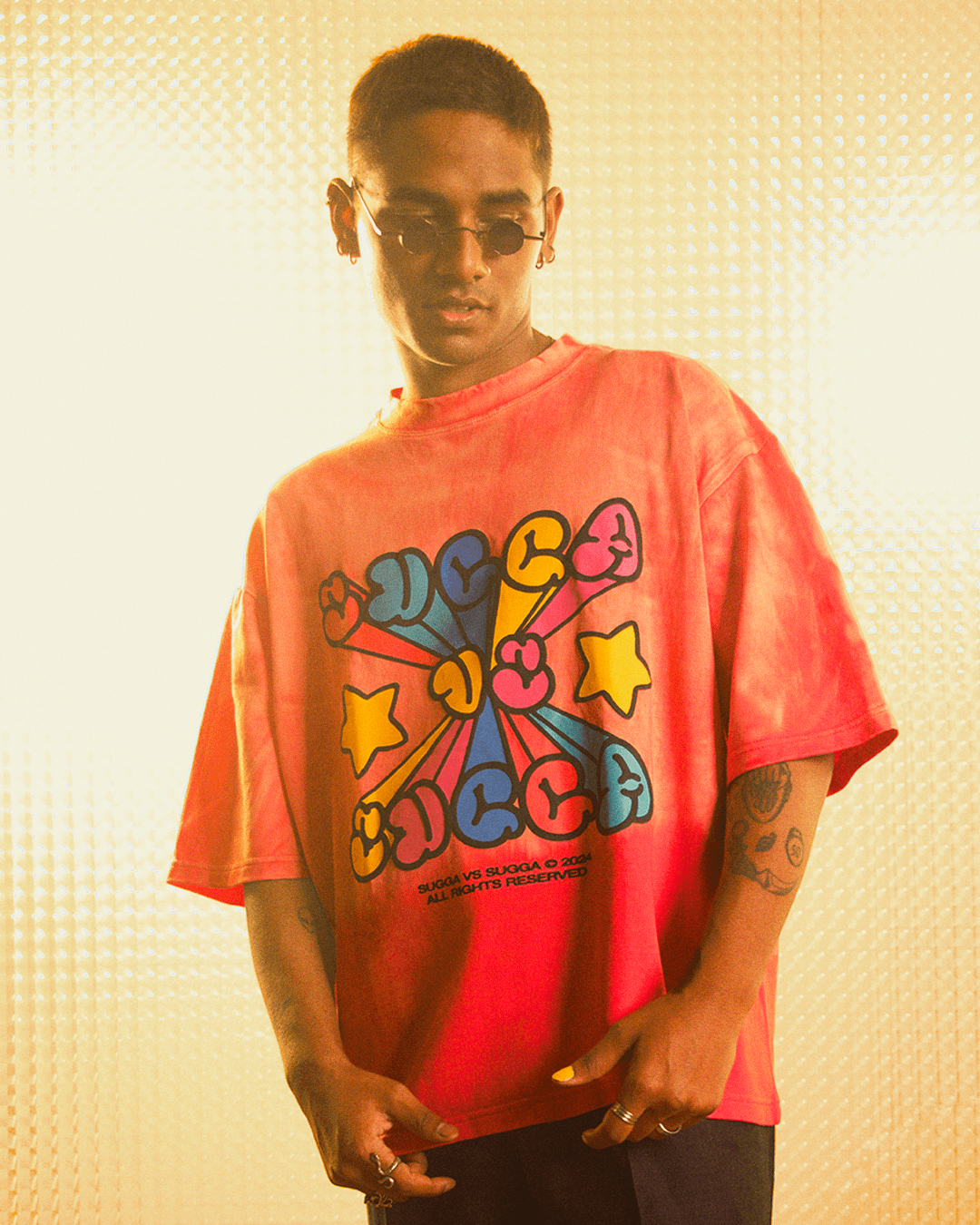 Sugga Cream Roll T-shirt - Red Velvet