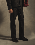 Cross Rivet Jeans In Black
