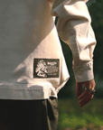 White Denim Hoodie