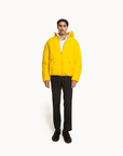 Puffer Jacket Full Sleeves in Yellow