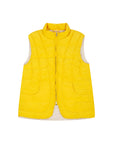 Puffer Jacket Sleeveless in Yellow