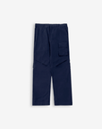 Pleated Knee Cargos In Blue