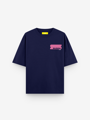 Sugga Stamp Tshirt - Navy Blue