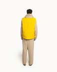 Puffer Jacket Sleeveless in Yellow