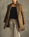Vegan Fur Overcoat