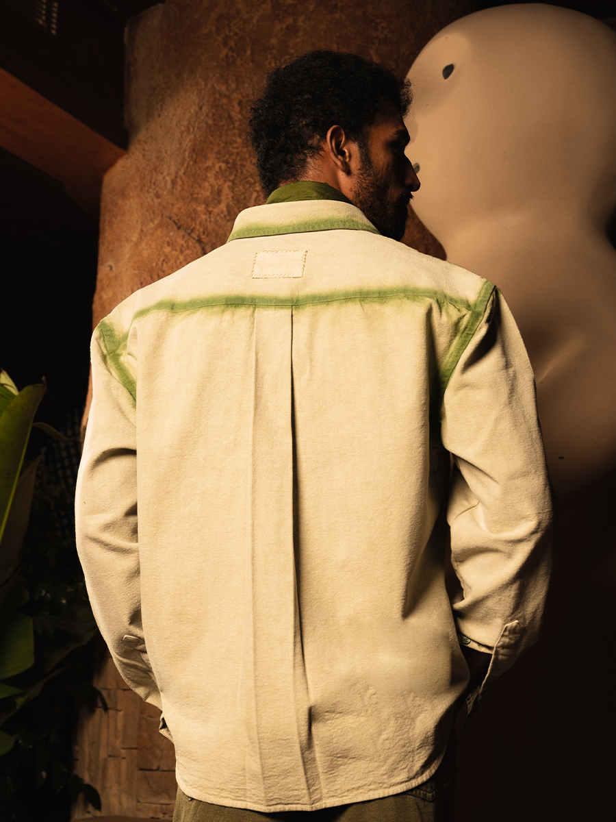 Outline Overshirt in Matcha