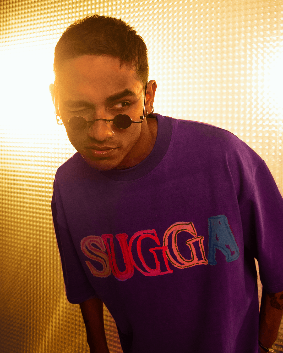 White Sugga Rapper No Added Sugga - Purple Regular Fit – sugga.offical