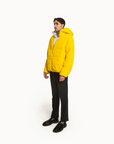 Puffer Jacket Full Sleeves in Yellow
